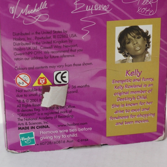 Destiny's Child Beyonce & Kelly GRAMMY Awards Dolls Pre-owned in Box - Picture 14 of 16